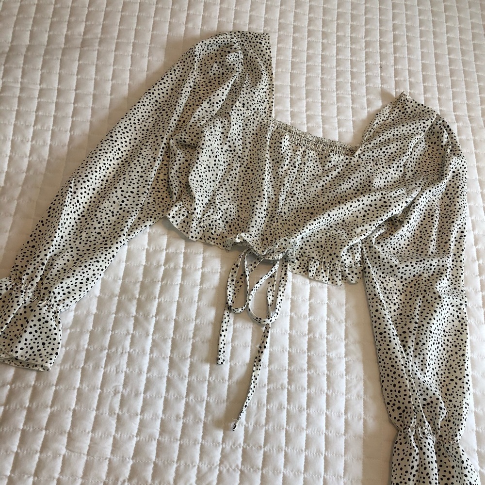 Ditsy crop top